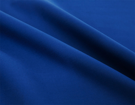 Bio Satin Stoff aus kbA Baumwolle mit 145 g/m² in Blau von Cotonea fabrics