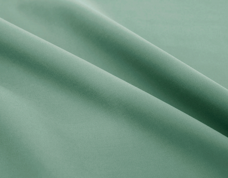 Bio Satin Stoff aus kbA Baumwolle mit 145 g/m² in Grün von Cotonea fabrics