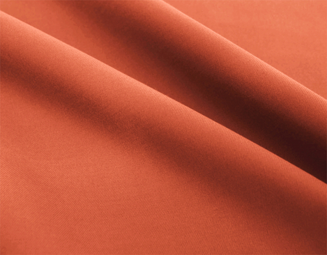 Bio Satin Stoff aus kbA Baumwolle mit 145 g/m² in Orange von Cotonea fabrics
