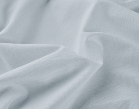 Bio Single-Jersey Stoff aus kbA Baumwolle in Himmel von Cotonea fabrics