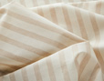 Bio-Popeline Stoff Pur Streifen aus kbA Baumwolle mit 120 g/m² und Querstreifen in Natur und farbig gewachsen von Cotonea fabrics